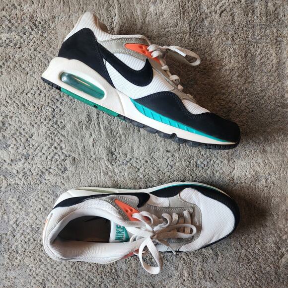 Nike Shoes - Nike Air Max Correlate Women's 8.5 Low Top Sneakers White/Black New Green Mesh